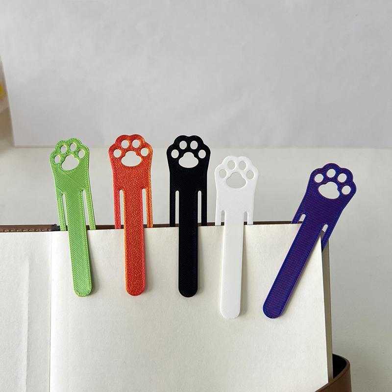 Mini Kitten Bookmark - Cute Cat Paw Bookmark Cat Bookmark Book Accessories Cute Stationery School Supplies