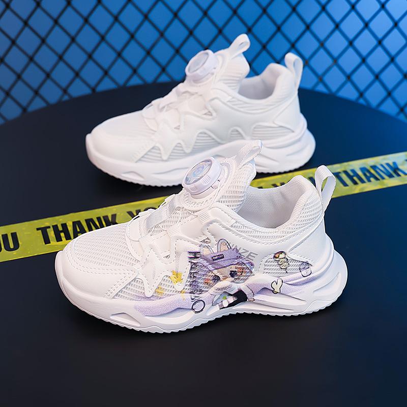

Classmates Girls Little White Shoes 2025 New Autumn Mesh Breathable Children s Sneakers Girls Middle-aged and Older Children 26