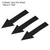 4/6/10Sheet Arrow Sticker Directional Sign PVC Self-Adhesive Label Stickers Removable Floor Decal for Floor Wall Marking 6Colors