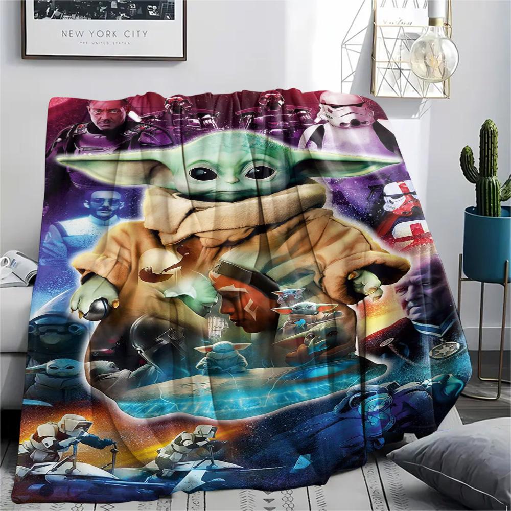 Darth Vader Black Poster Blanket Suitable For All Seasons Camping Trip Air Conditioning Blanket Digital Printing Sheet