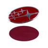 For Subaru FORESTER IMPREZA XV STI WRC WRX BRZ  LEGACY OUTBACK  58x29mm Alloy Car Steering Wheel Logo Emblem Sticker Decals X6