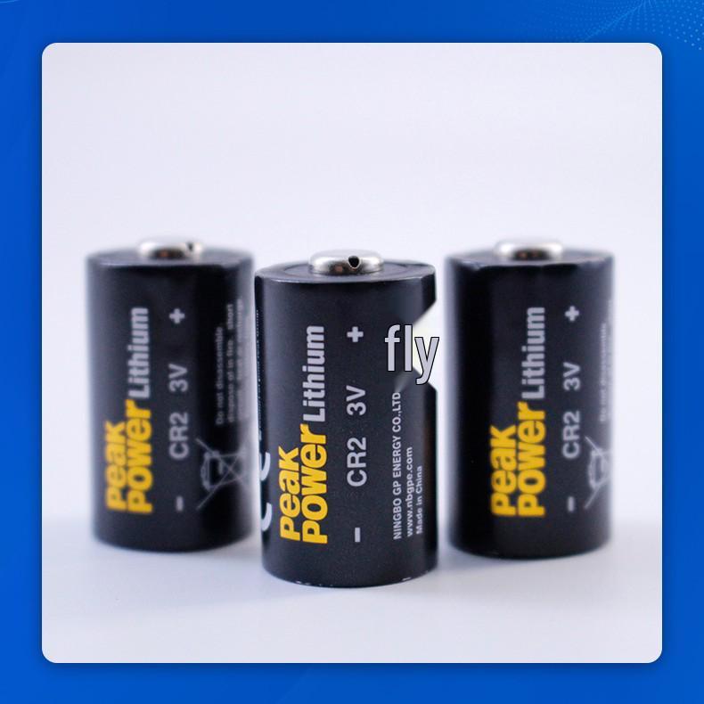 CR2 3V Lithium Manganese Battery for Flashlights and Toys, 800mAh Disposable Battery.