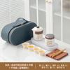 Guochao Dehua white porcelain tea ware golden silk teapot high-end Qianli Jiangshan gift box business set enterprise