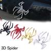 3D-Autoaufkleber, Metall, 3D-Spinne, Auto-Logo, Gold/Silber, Auto-Styling-Zubehör, Metallaufkleber, Chrom, Spinne, Abzeichen, Emblem, Dekorieren