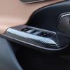 Kohlefaser Fensterbedienfeld Glasheberschalter Abdeckung Zierleiste für Mercedes Benz E260L E300L 2024 LHD Autozubehör