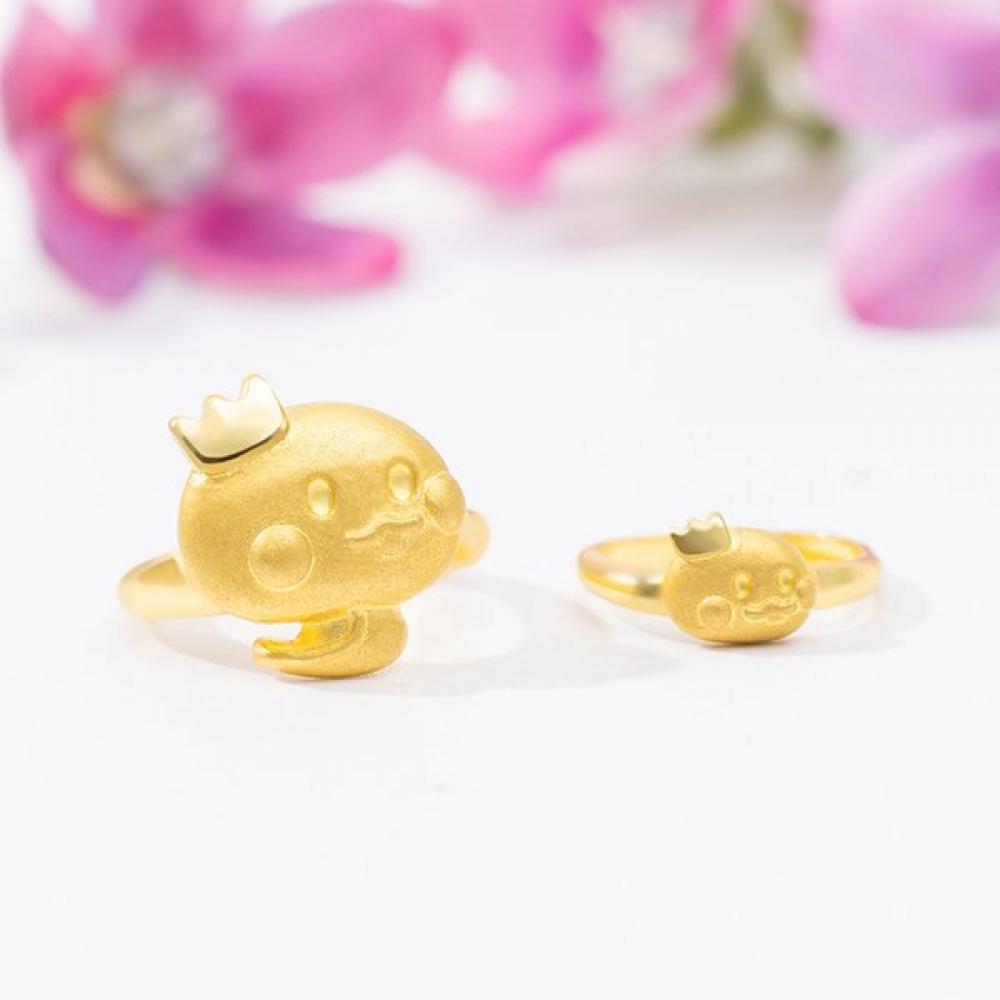 Tiny   Co 24k Gold CoCo 1.875g Snake Crown Ring
