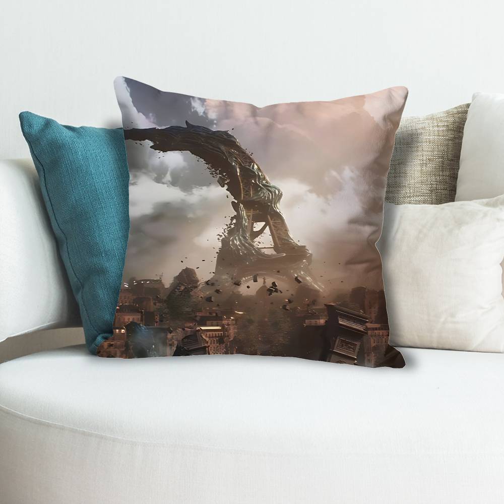 CClair Obscur EExpeditionsS 33 Celebrity Merchandise AllMatch Printed Pillow Case Sofa Car Office Room Decoration Protector