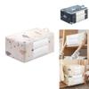 Cloud Heart Quilt Storage Bag With Clear For Bedroom Organizer And Travel Use