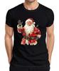 Santa Claus Watercolor Vintage Christmas Gift Red Beard Men's T-Shirt