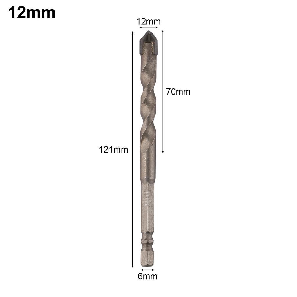 Carbide Bit Drill Bit Home Wear Resistance Wood Plastic Hole 4 Optional Specifications Easy To Use Aluminum Alloy