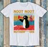 Pingu Noot Noot Motherfcukers Arrabbiato Divertente Regalo Maglietta M1467