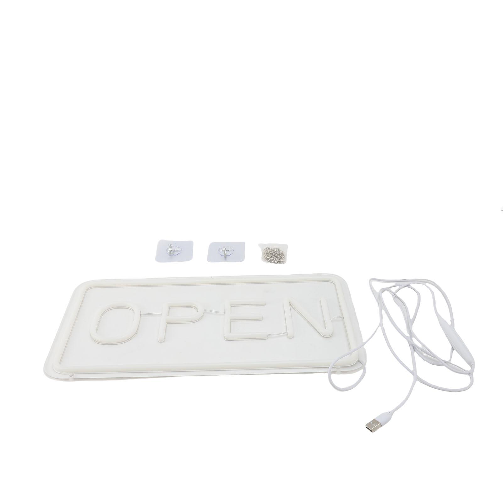 

Neon Sign Adjustable Acrylic USB Powered LED Neon Open Sign for Business Shop Restaurant