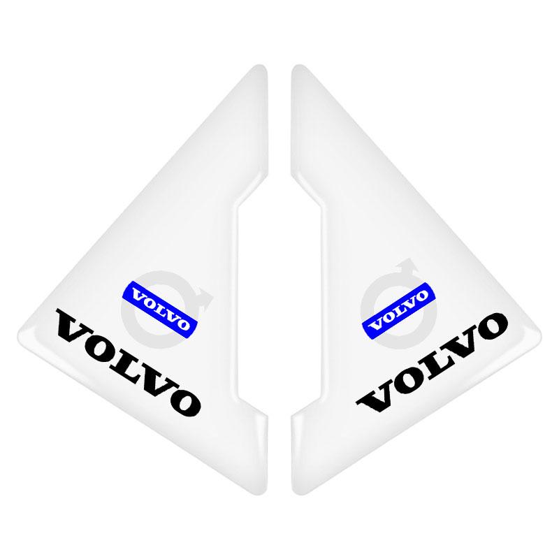 

2Pcs Car Door Corner Protection Decals Stickers Car Styling For Volvo Rdesign XC90 S60 XC60 V70 S80 S40 V50 V40 V60 C30 S70 белый