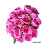 Artificial Flowers Vivid Roses Flower Bride Arrangement for Wedding Engagement Simulation Home Decors Supplies