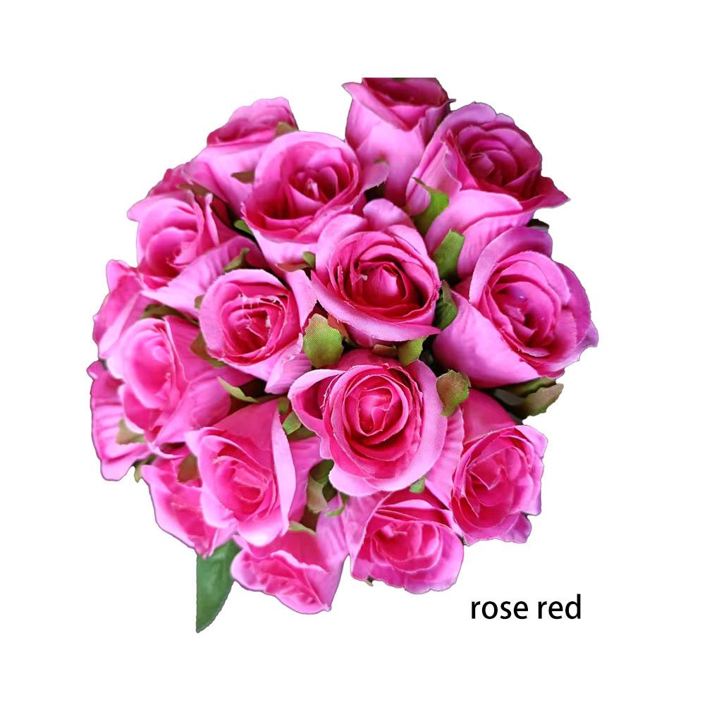 Artificial Flowers Vivid Roses Flower Bride Arrangement for Wedding Engagement Simulation Home Decors Supplies