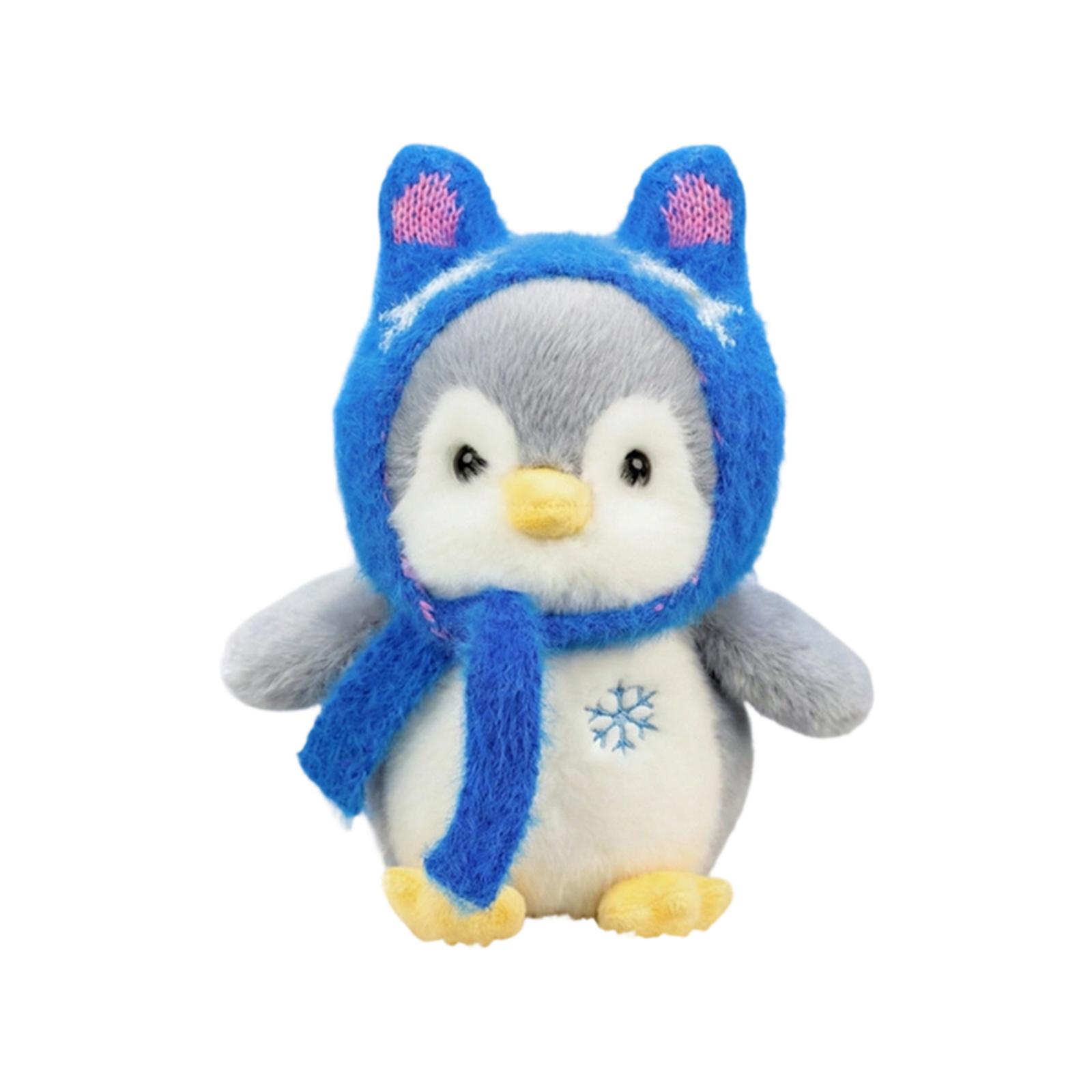 Cute Hat Hato Bag Penguin Plush Doll Keychain Hanging Ornament Bag Hanging Ornament Small Gift Doll S
