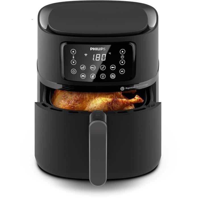 Friteuse sans huile - PHILIPS - Airfryer Connecté XXL HD9285/96 Série 5000 - 7,2L - 16 préréglages - Noir