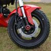 2 Stück Universelle Motorradradschutz-Kollisionspads, Motorrad-Kollisionsschützer, Legierung Motorrad Offroad-Rennen Sturz Vorderradgabel-Schieberkappen