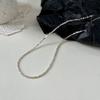 FY-PL203 S925 Sterling Silver Broken Silver Series Niche Design Korean Version of Fashion and Versatile Accessories