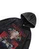 Autumn And Winter Digital Direct Injection Printing Hooded Sweater Men And Women Loose Cotton Washed Old Hoodie Jacket
