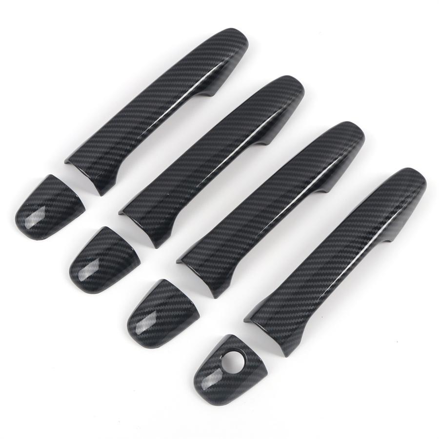 Cover For Subaru WRX STi 2015-2021 Carbon Fiber Look Exterior Car Door Handle Cover Trim