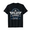 Pilot In Progress Airline Aviation Aircraft Lover T Shirt Vintage Washed Stylish Soft Breathable Top For Everyday Wear