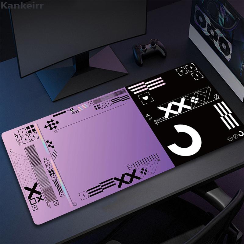 CSGO Anime Kawaii Pink Large Mouse Pad Gamer Mousepad Office Accessories for Deskmat Game Keyboard Pads Xcm Locking Edge Mat