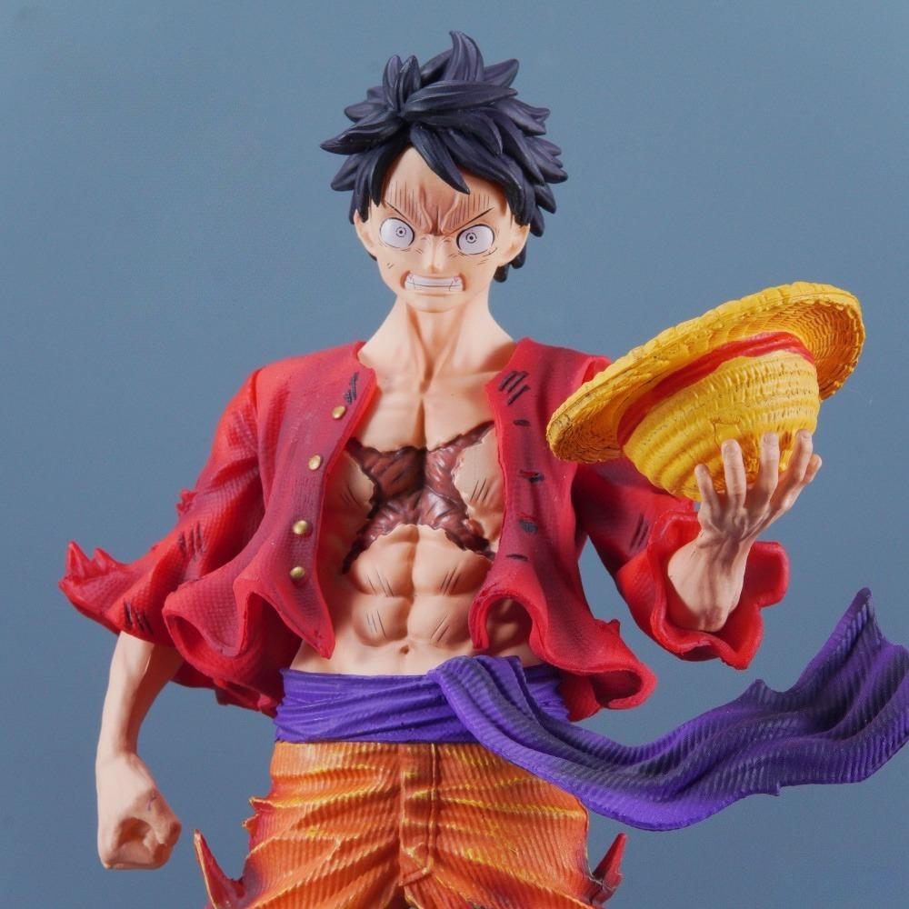 24cm/9.45in Anime ONE PIECE Figure Monkey D Luffy Action Figures Pvc Statue Desktop Ornamen Collection Model Toys Gifts