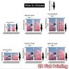 2D flat printing 2pcs Window Curtains Astronaut Reading Pink Flowers Moon Digital Printed Polyester Drapes Family Party