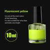 10ml Flytande Färg Slät Fluorescerande Iögonfallande Vattenresistent Flötesstjärtfärg för Fiske
