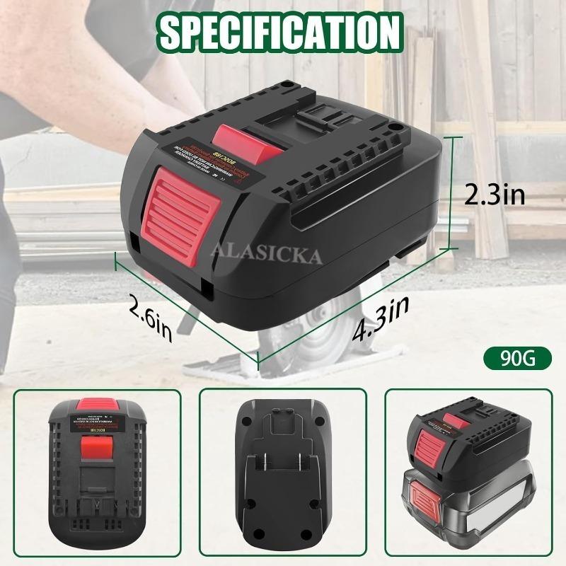 Converter for Bosch 18V PBA Battery BOSC18BS Battery Adapter Convert To for Bosch 18V Battery Work for Bosch 18V GBA Power Tools