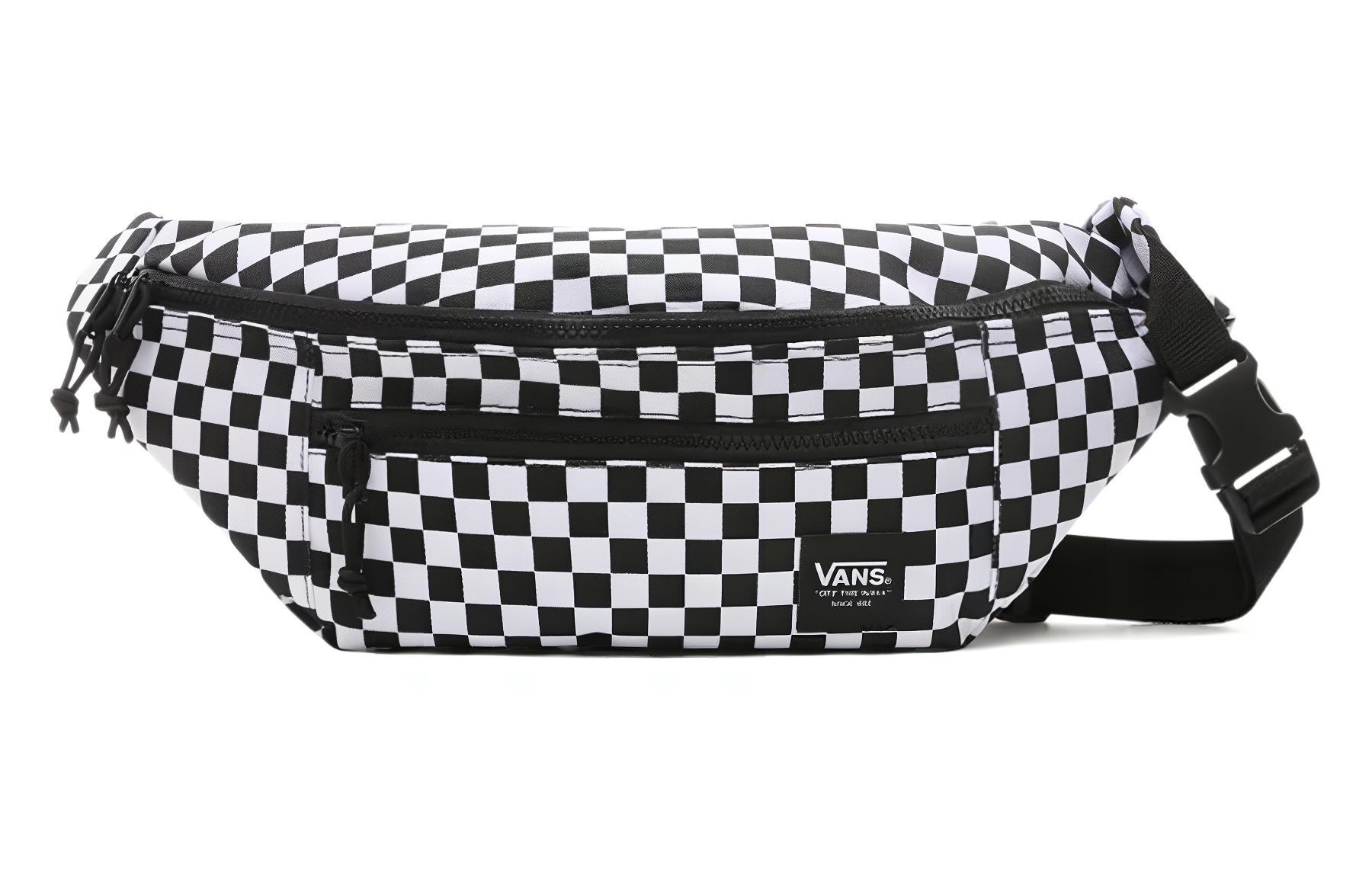 Vans Polyester Fanny Pack Regular Men s Black White VN0A2ZXXHU0
