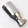 1Pc 304 SUS Universal Stainless Steel Inline Flange Exhaust Pipe  Muffler Tip Flat Cut