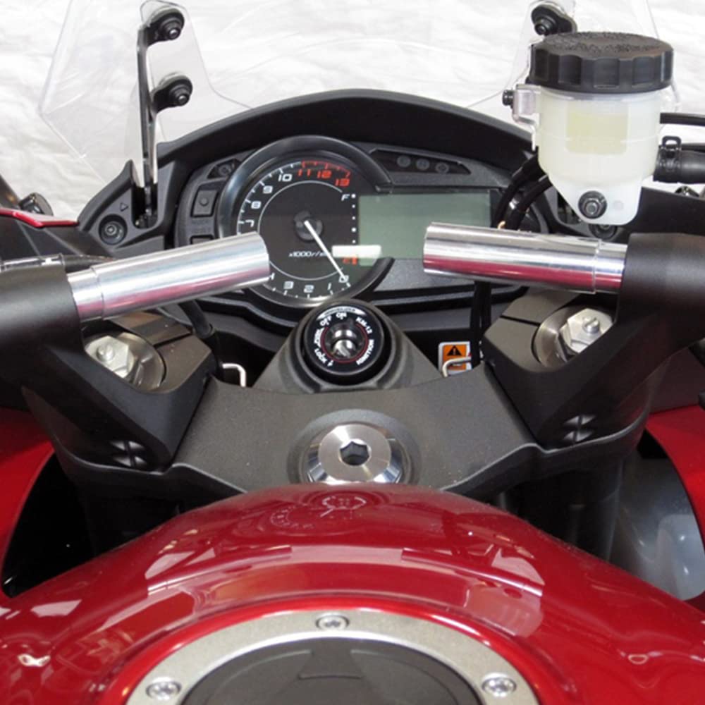 Multi-Rod Holder Clamp for Motorcycle Models Kawasaki NINJA650 NINJA1000 Z1000SX H2-SX GTR1400 (Black)