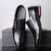 2025 Men's Large Size Business Dress Leather Shoes Gentleman's Fashion Casual Side Lace-Up Shoes Men Shoes