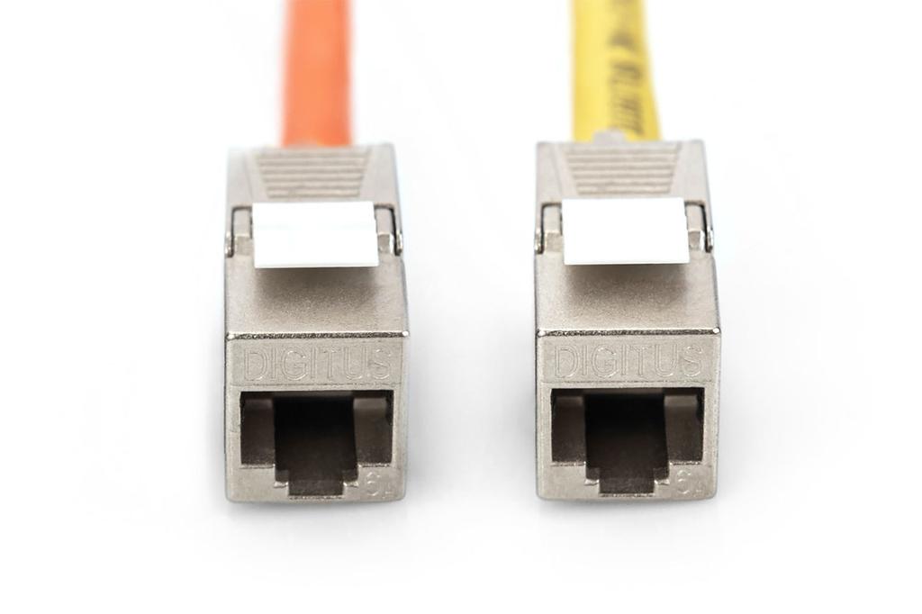 Keystone Jack RJ45 (8P8C) Cat. 6A, STP, Shielded, Tool-free