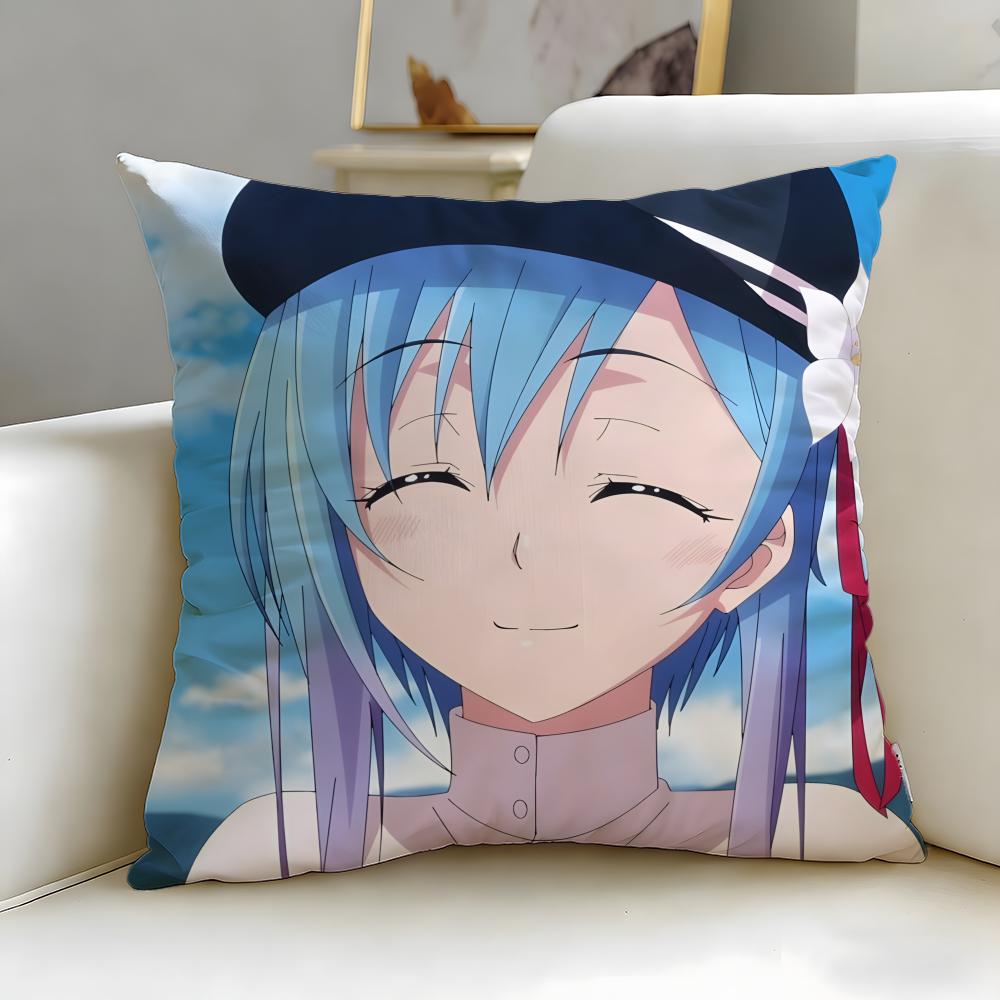 anime Plunderer Cushion Cover Soft EasyWash Pillow Case Versatile for Couch Bed Travel and Office