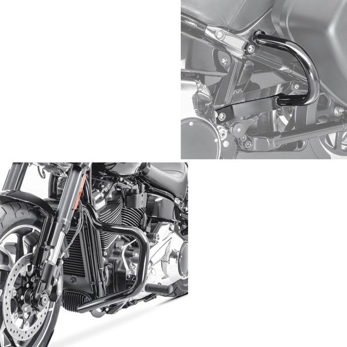 Crash Bars + Barres de protection de sacoches pour Harley Sport Glide 18-25