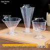 Clear Disposable Thin Straws for Milk, Juice, and Crafts - Hardened Single Use