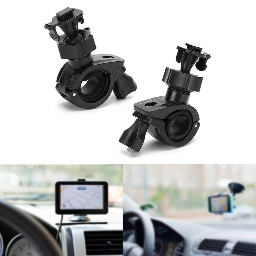 2Pcs 360 Degrees Rotating Car DVR Holder Driving Recorder Mount Bicycle Handle BracketSingle Buckle with Card Slot