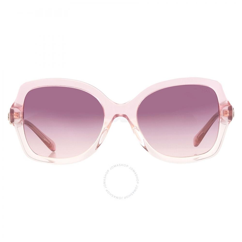 

Coach Purple Pink Gradient Butterfly Ladies Sunglasses HC8295 57387W 56
