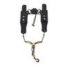 Saxophone Shoulder Strap Double Shoulder Harness Strap Padded Reducing Neck Stress With Metal Beam For Baritone Tenor Alto Saxophone