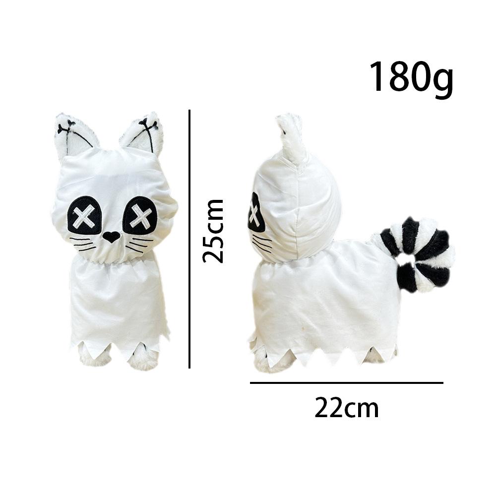 Cross-border New Product 2025 Halloween Ghost Short Plush Toy Doll with PP Cotton Filling 31-50cm Height 14 Years & up