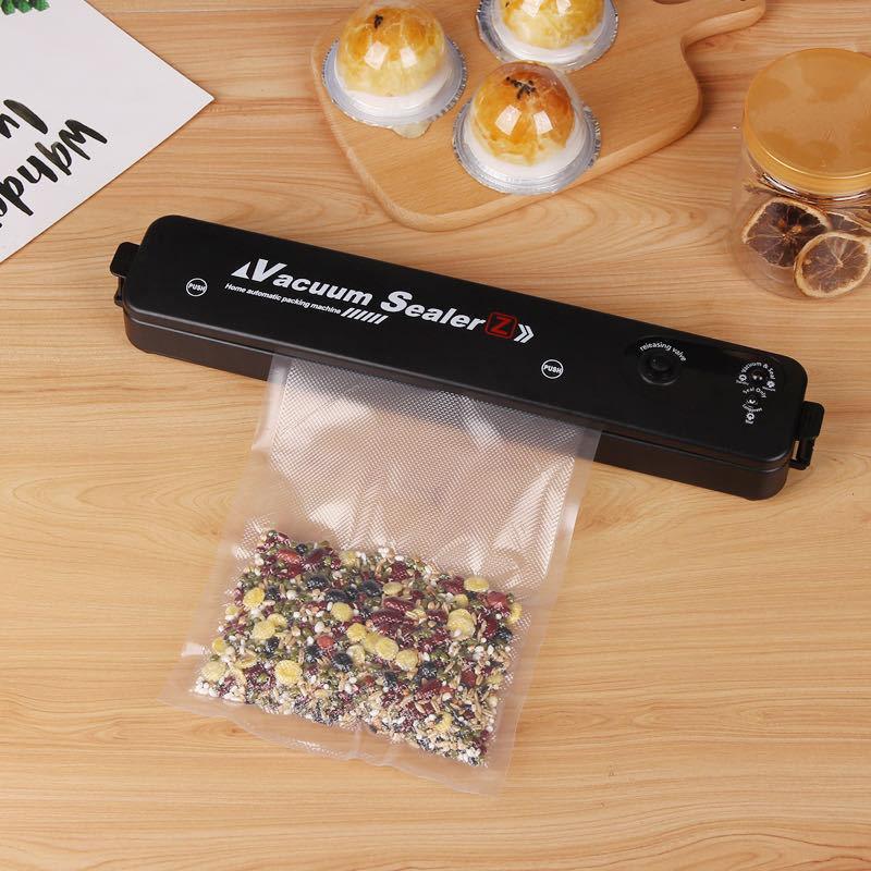 2pcs Portable Automatic Vacuum Sealer Machine for Food Household Mini Plastic Sealer Kitchen Vacuum Packaging Machine for Preservation