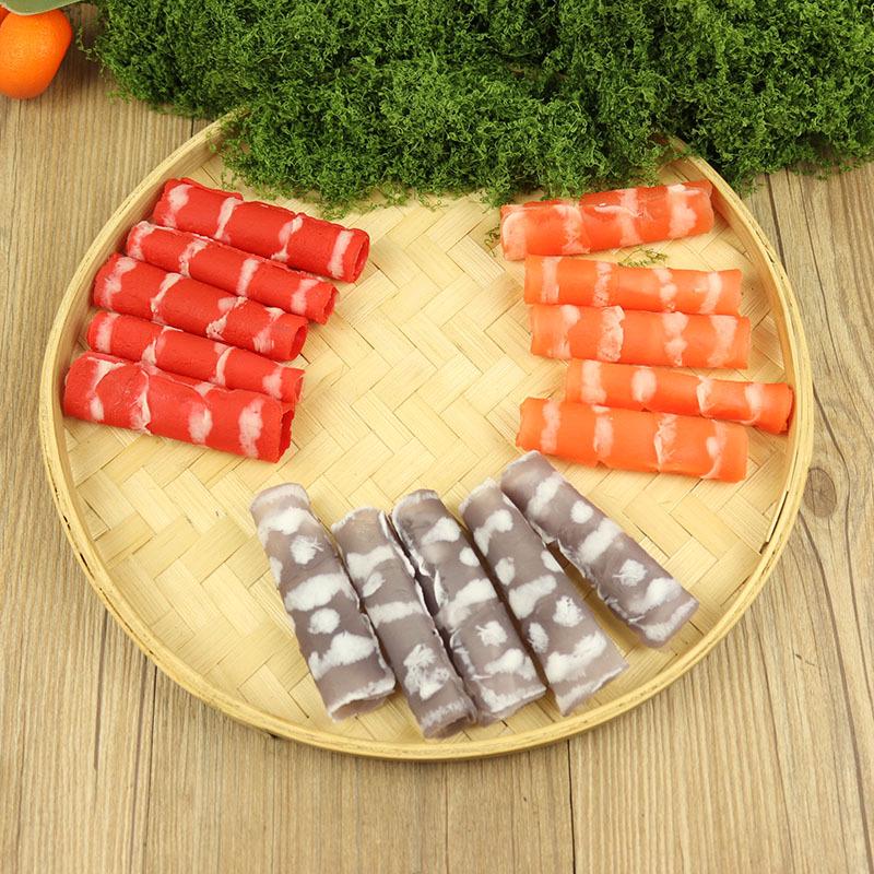 Hot Pot Restaurant Decor: Ribs, Beef & Mutton Rolls, Black Chicken Props