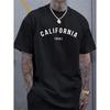 kunxia-2D Men's Fashion Graphic 1991 Printed Plaid Soft Shoulder Strap T-Shirt