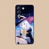 Wandering Witch Elaina Matte TPU Mobile Phone Case for VIVO V60 V50 V40 V30 V29 V27 V25 V23 Pro Lite 5G Colorful Printing Cover