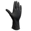 Full Texture 5mil Tattoo Thick Black Nitrile Gloves Latex Free Heavy Duty Beauty Salon Durable Disposable Black Nitrile Gloves