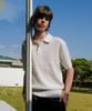 MINAV Strong Cotton Cable Punch Collar Knit [Ivory]