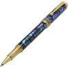Xezo Maestro Fine Nib Rollerball Iridescent Paua Shell Gold Limited Serial Numbered 2 Pen, Design, 18-karat Plated. Handmade, Edition, (Only